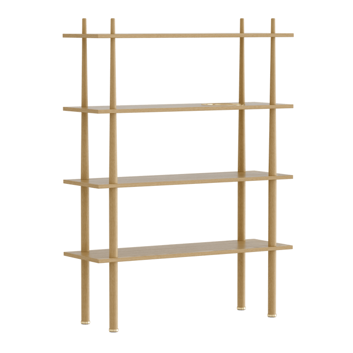 Stories Shelf with 4 shelves - Oak - Umage