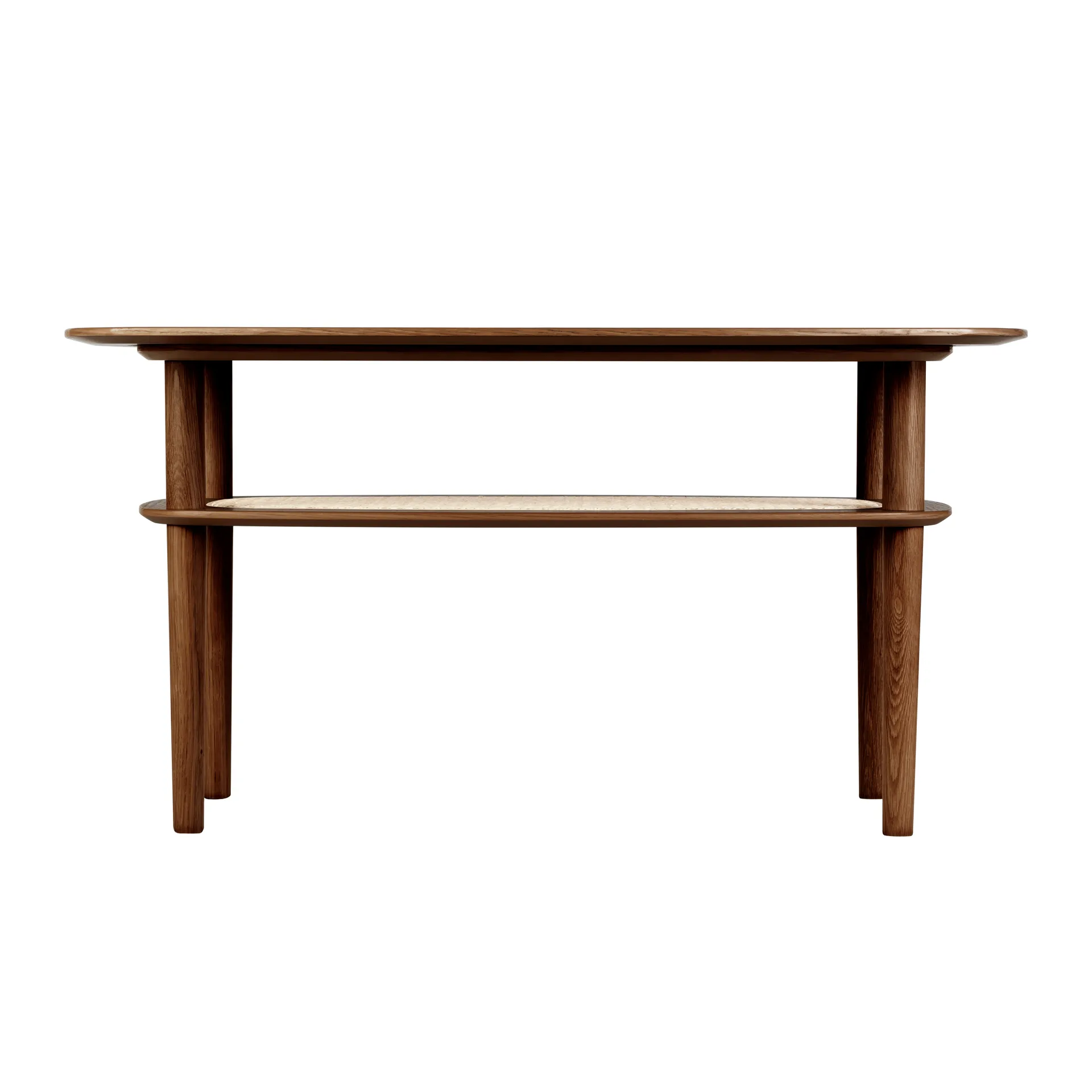 Together Sleek Rectangle coffee table 60x100 cm, Dark oak Umage
