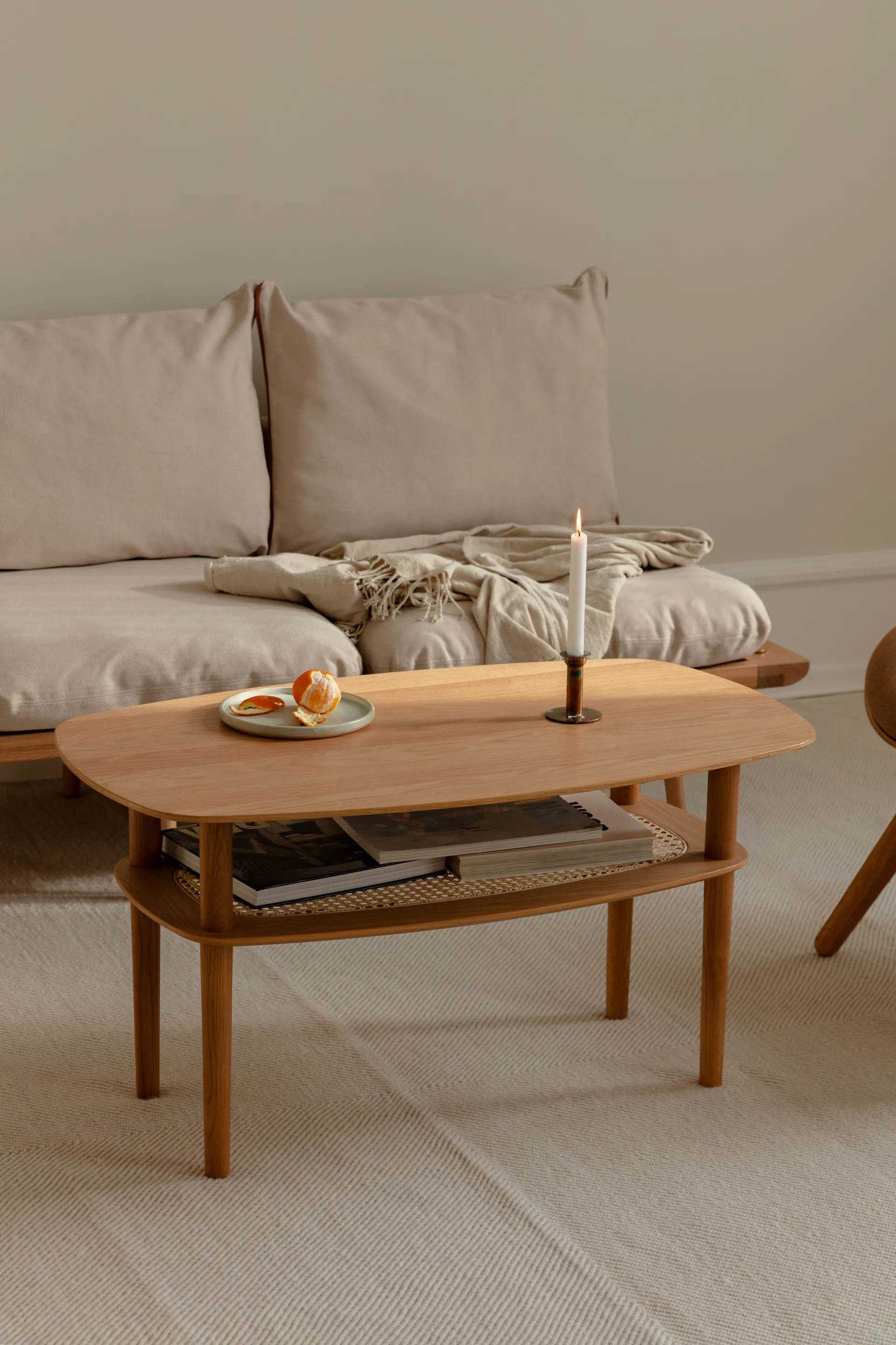 Together Sleek Rectangle coffee table 60x100 cm, Oak Umage