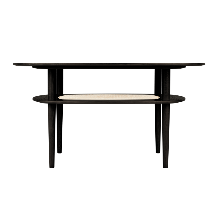 Together Smooth Square coffee table 100x100 cm - Black oak - Umage