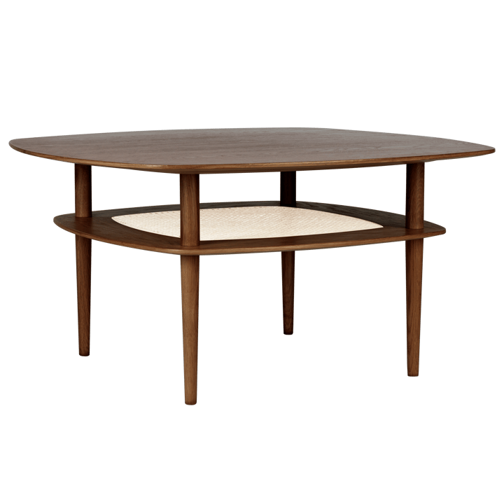 Together Smooth Square coffee table 100x100 cm - Dark oak - Umage
