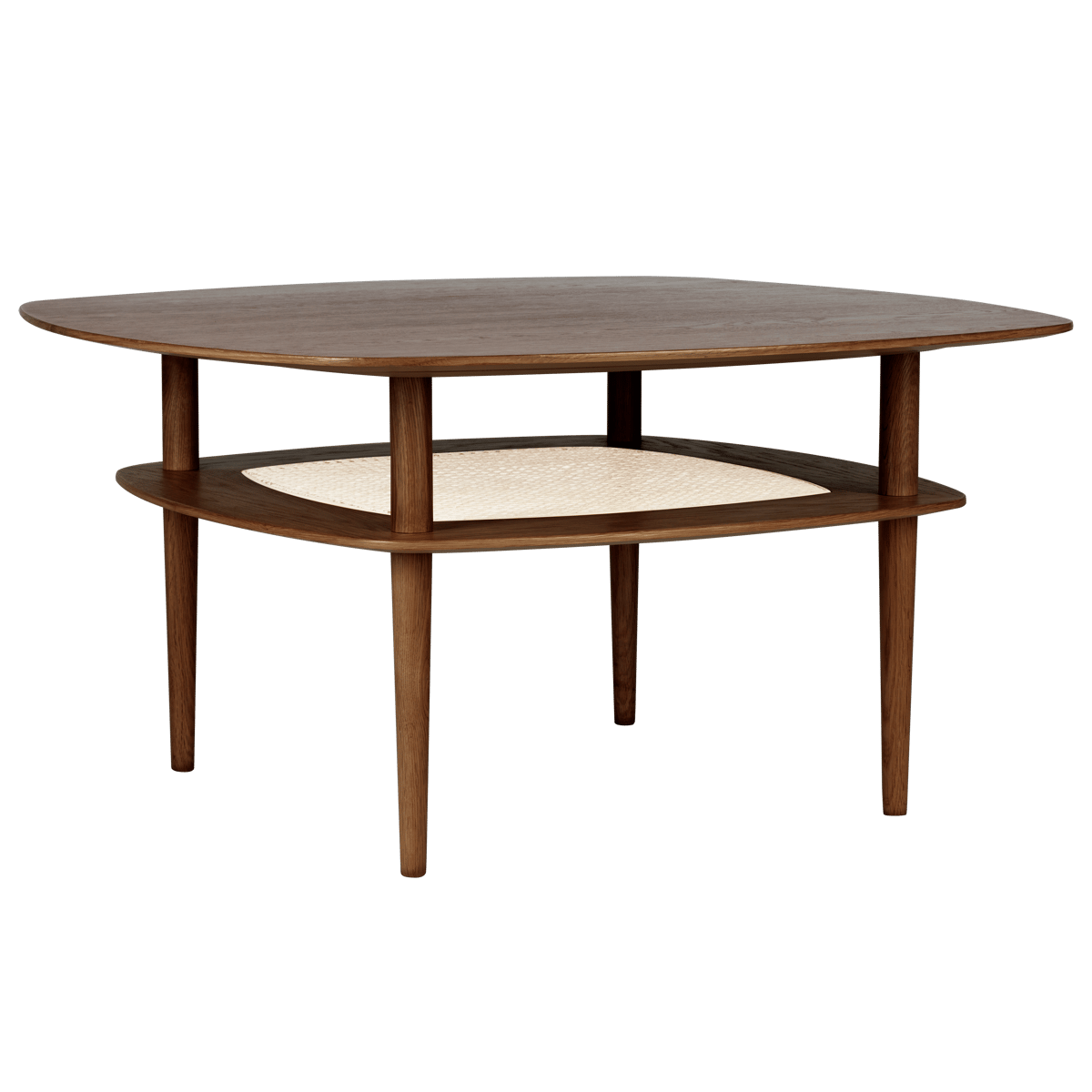 Umage Together Smooth Square coffee table 100x100 cm Dark oak