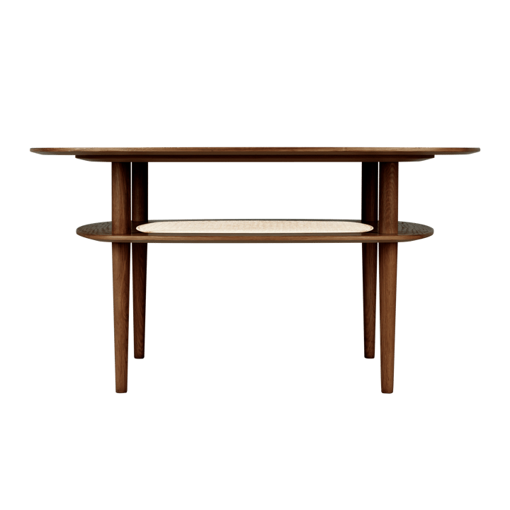 Together Smooth Square coffee table 100x100 cm - Dark oak - Umage