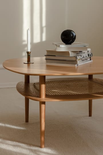 Together Smooth Square coffee table 100x100 cm - Oak - Umage