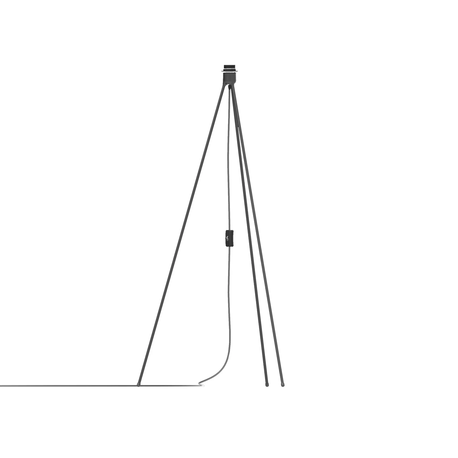 Tripod lamp stand floor, black Umage