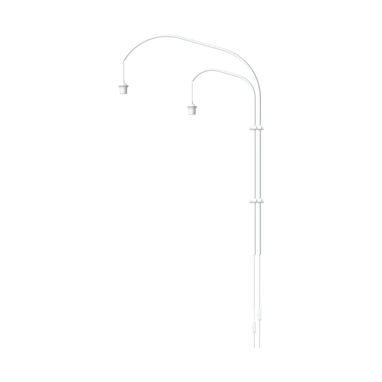 Umage Willow double wall hanger for lamp white | Scandinavian Design | Lamp hooks & suspensions | White