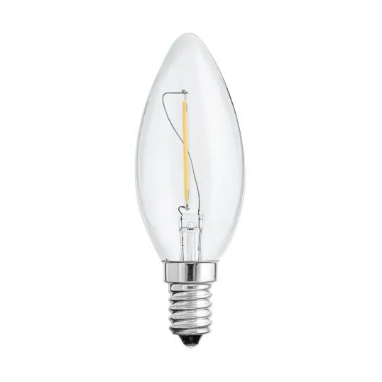 Unison E14 LED filament candle bulb 1 W 10 cm | Scandinavian Design | Light bulbs | Transparent