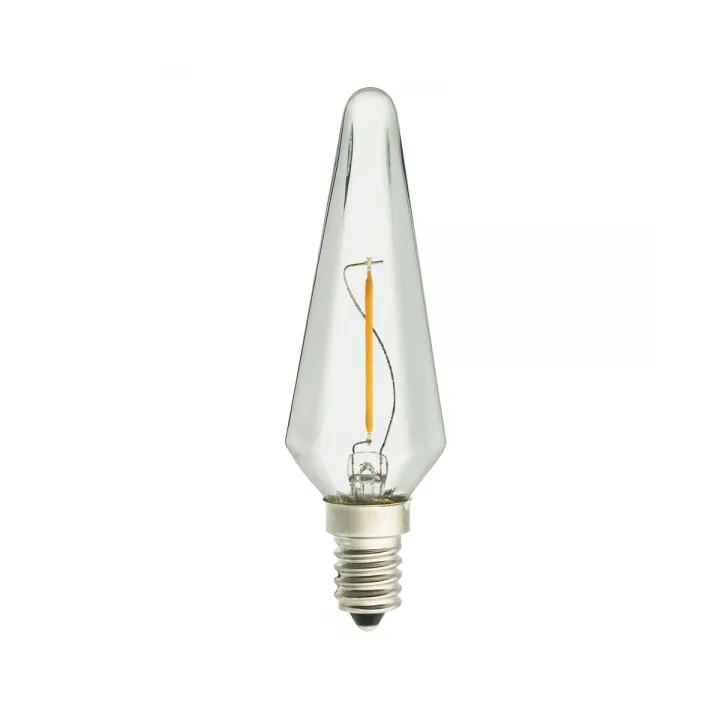 Unison E14 Prisma 1 W LED 10,9 cm | Scandinavian Design | Light bulbs | Transparent