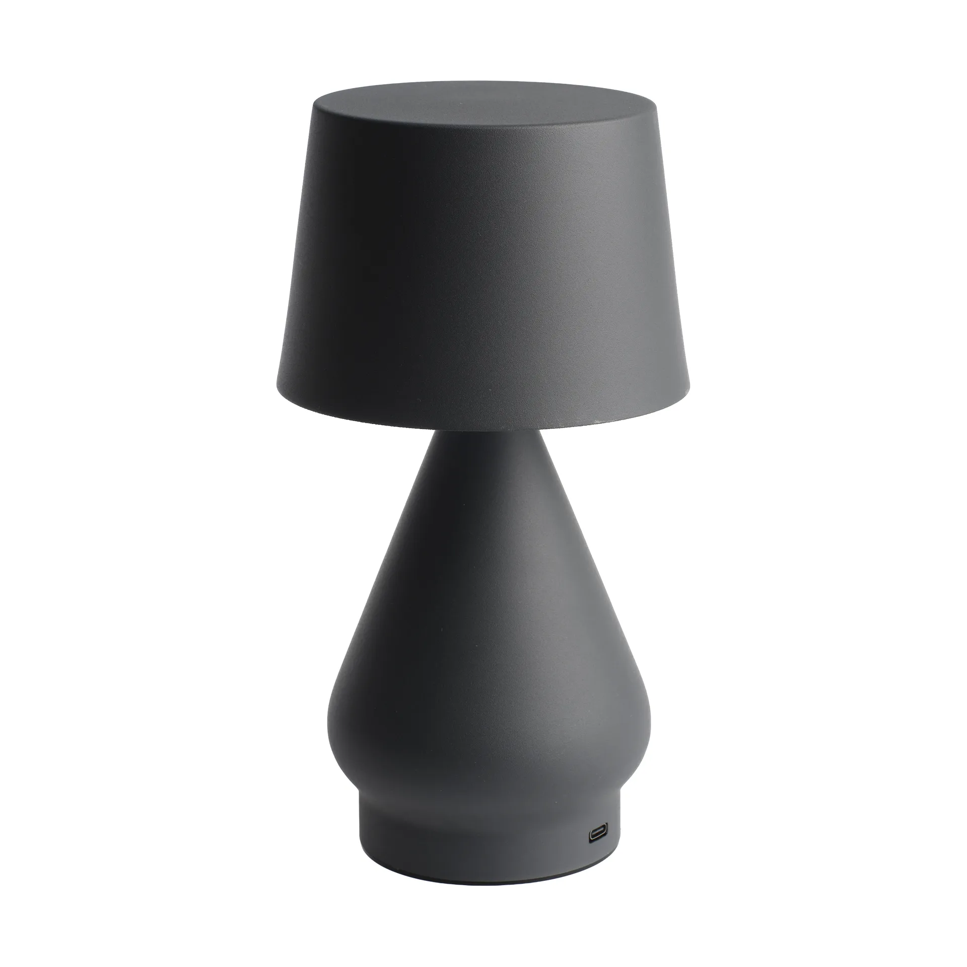 No cable portable table lamp, Graphite, Ø12.3x23.5 cm Unison