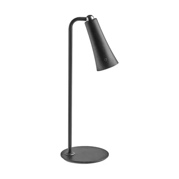No Cable rechargeable desk lamp - Black, Ø11.7x34.8 cm - Unison