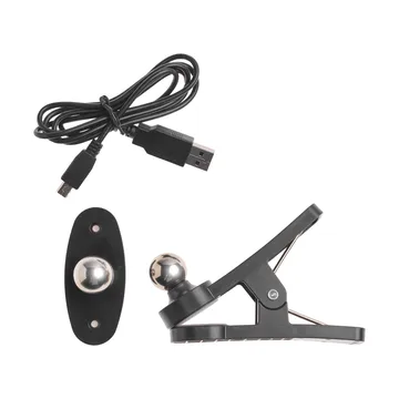 No Cable rechargeable desk lamp - Black, Ø11.7x34.8 cm - Unison