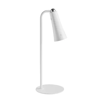 No Cable rechargeable desk lamp - White, Ø11.7x34.8 cm - Unison