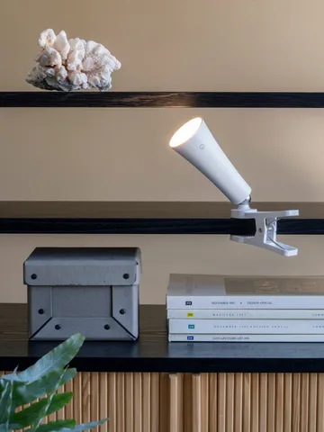 No Cable rechargeable desk lamp - White, Ø11.7x34.8 cm - Unison