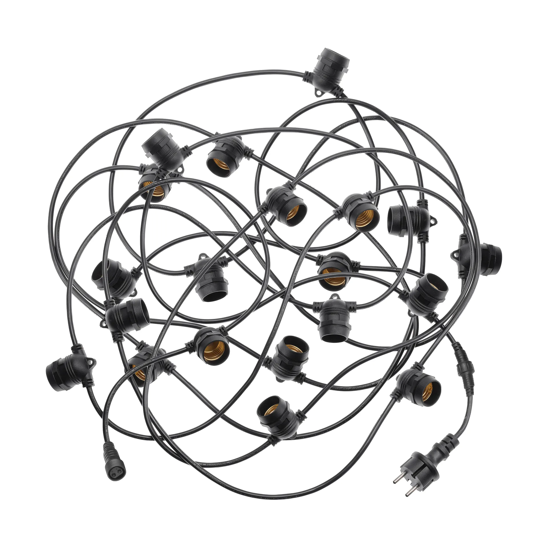 Outdoor connectable string lights, Black, 10 m Unison