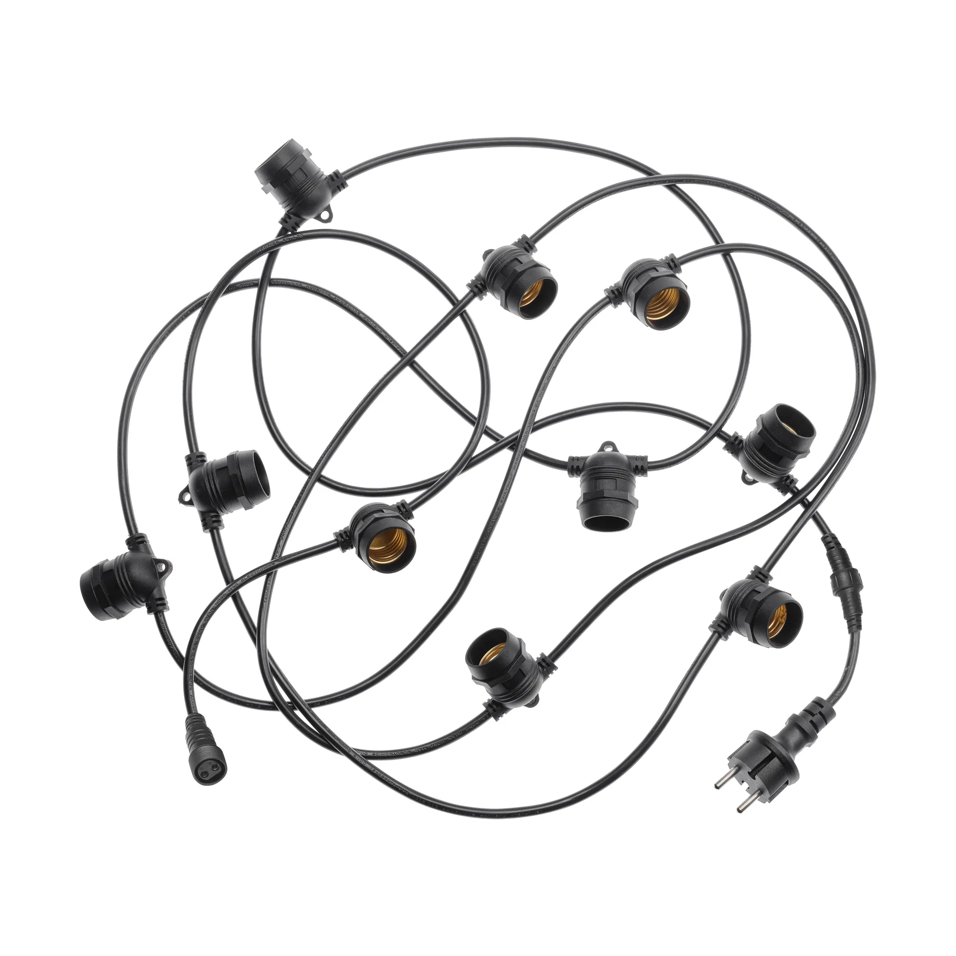 Outdoor connectable string lights, Black, 5 m Unison
