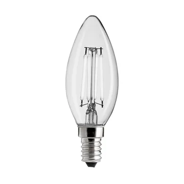 Uni-white taper candle clear dimmable light source E14 - 2700K 165lm 2W - Unison