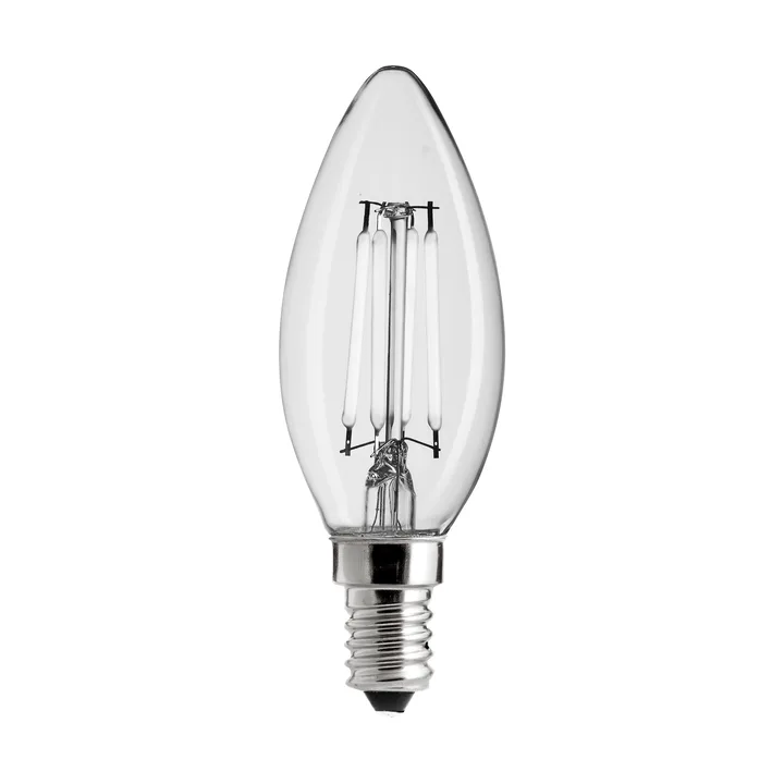 Uni-white taper candle clear dimmable light source E14 - 2700K 165lm 2W - Unison