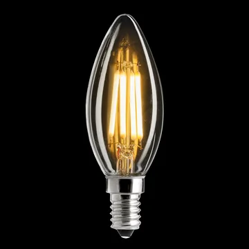 Uni-white taper candle clear dimmable light source E14 - 2700K 165lm 2W - Unison