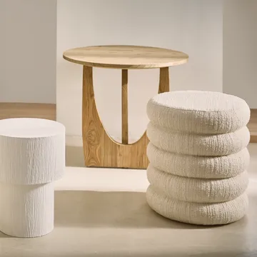 Alezio side table Ø28.7 cm - Off white - URBAN NATURE CULTURE