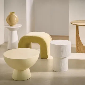 Alezio side table Ø28.7 cm - Off white - URBAN NATURE CULTURE