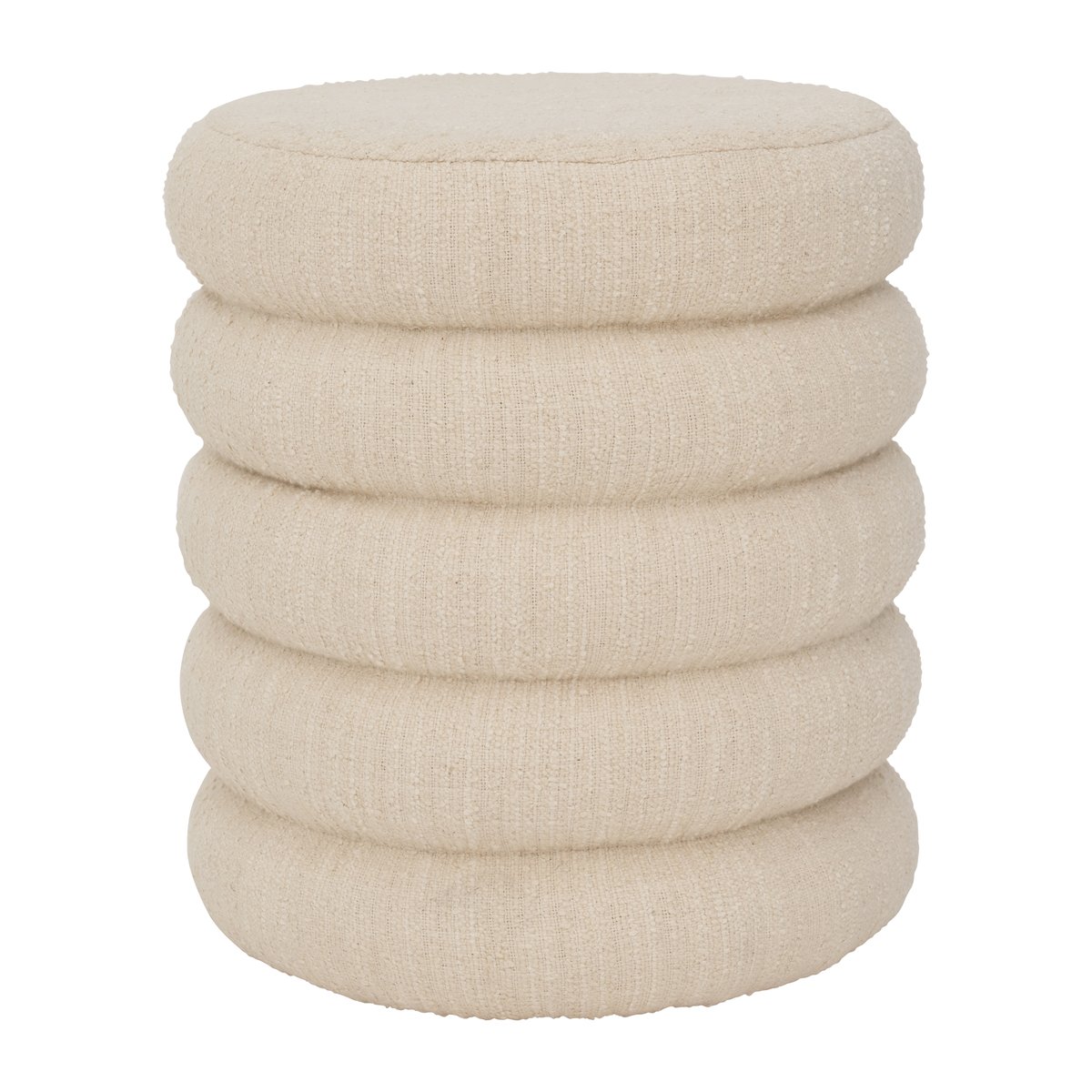 URBAN NATURE CULTURE Andria pouf o39 cm Off white | Scandinavian Design | Sitting poufs | White