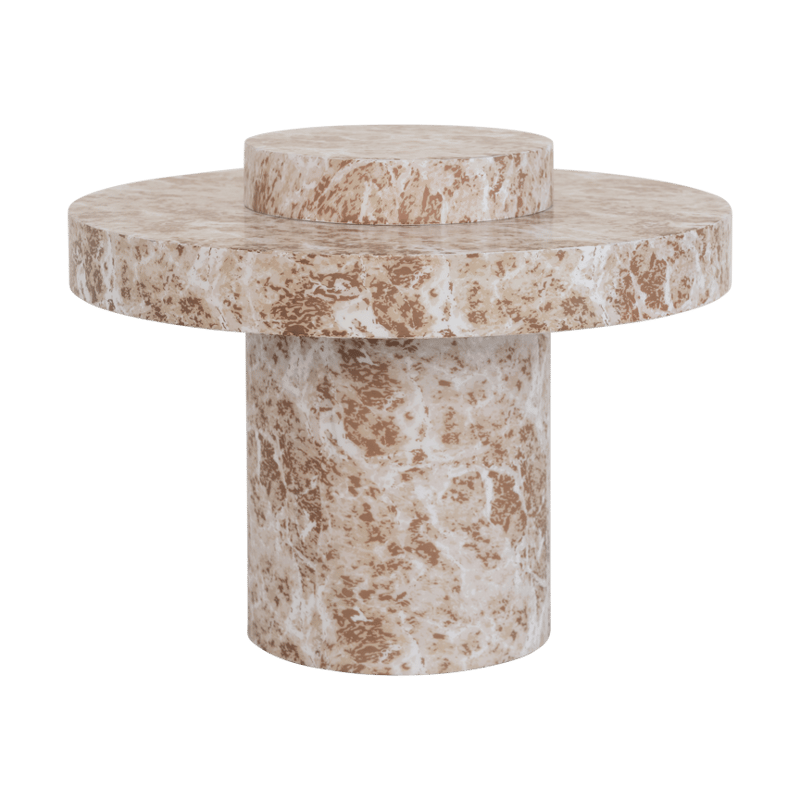 URBAN NATURE CULTURE Arco side table Ø45x34 cm Brown