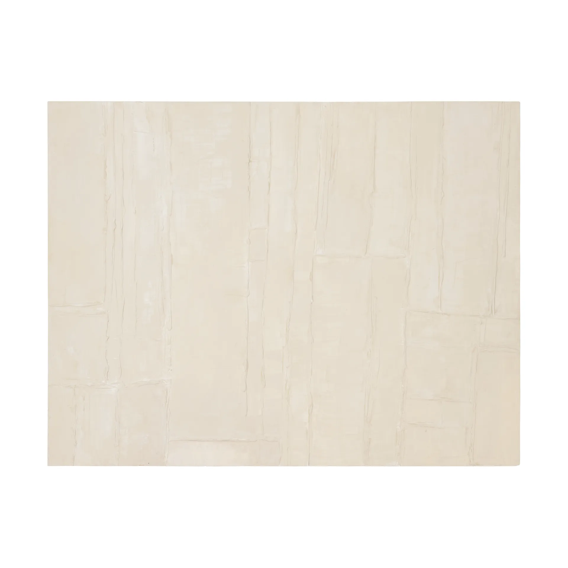 Artisan painting 120x155 cm, White URBAN NATURE CULTURE