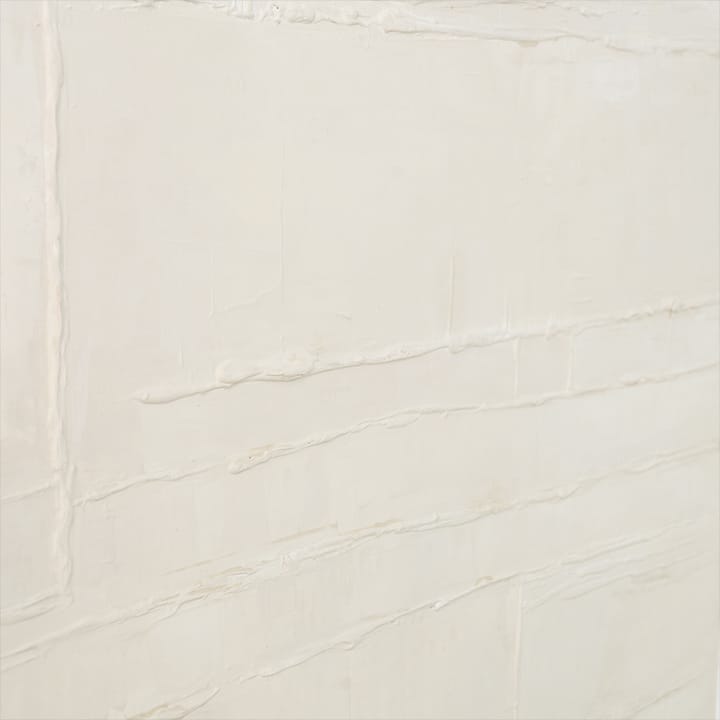 Artisan painting 120x155 cm, White URBAN NATURE CULTURE