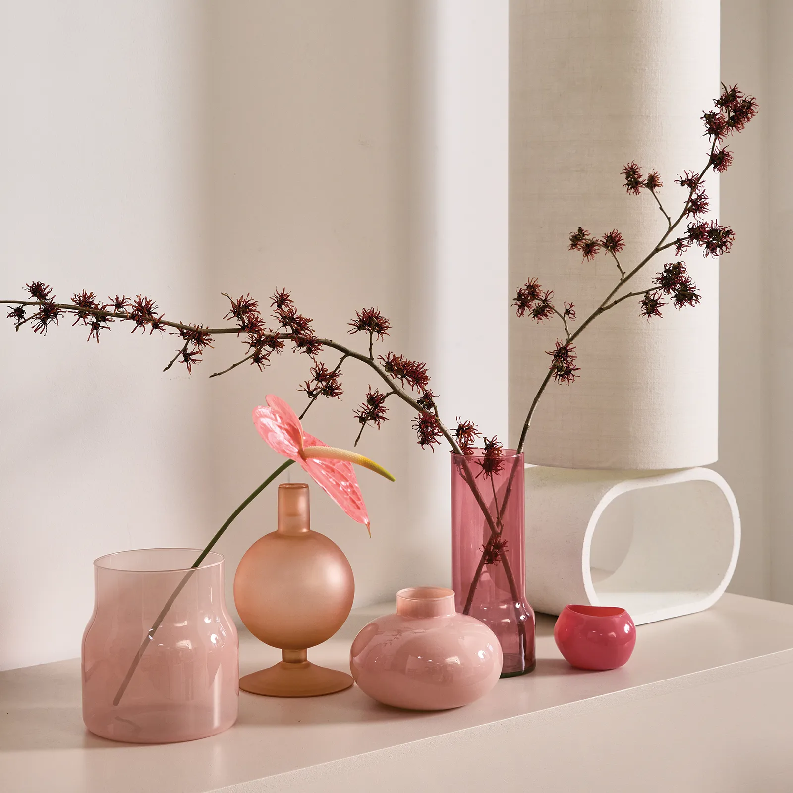Bella vase Ø18.6 cm, Peach whip URBAN NATURE CULTURE