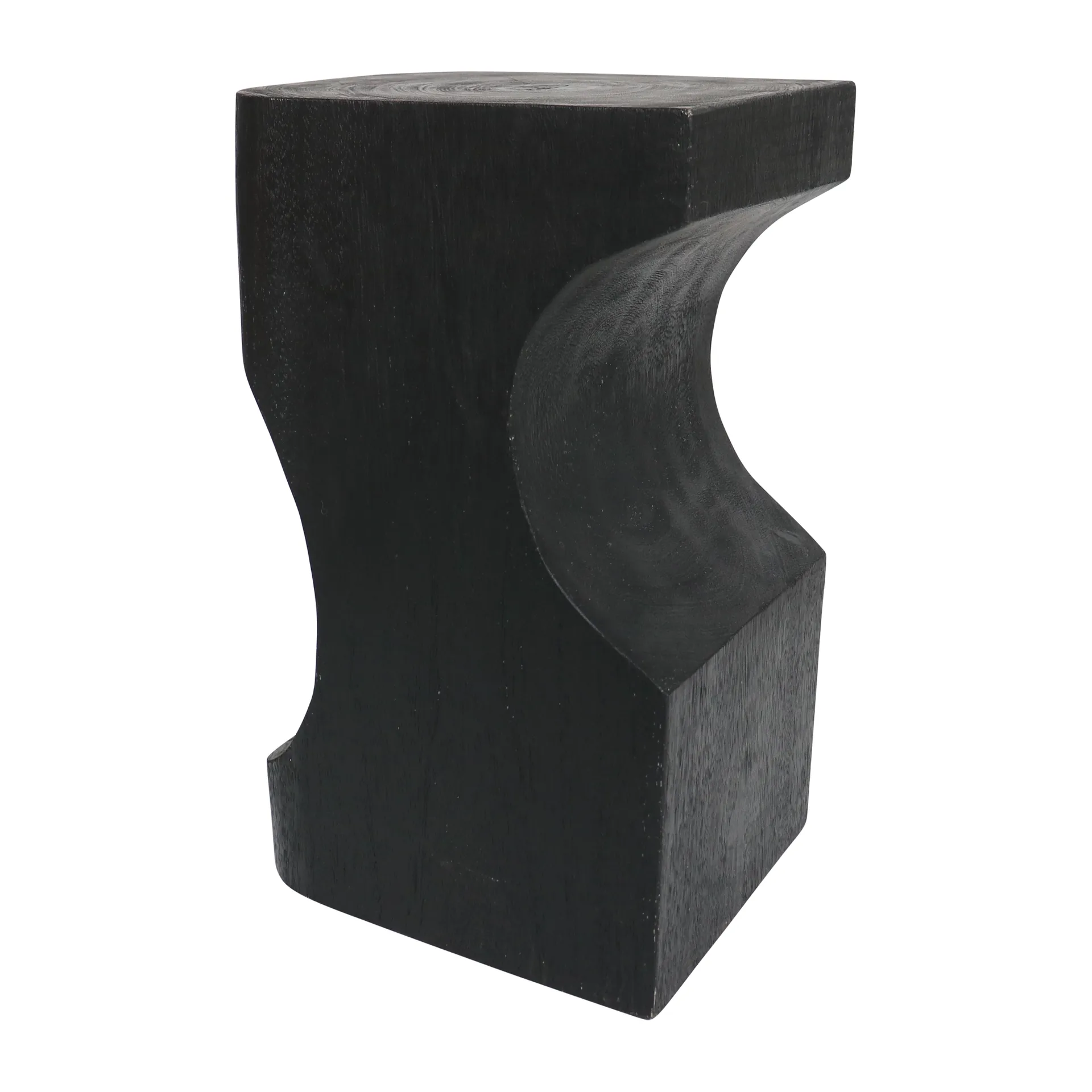 Curved side table, Black URBAN NATURE CULTURE