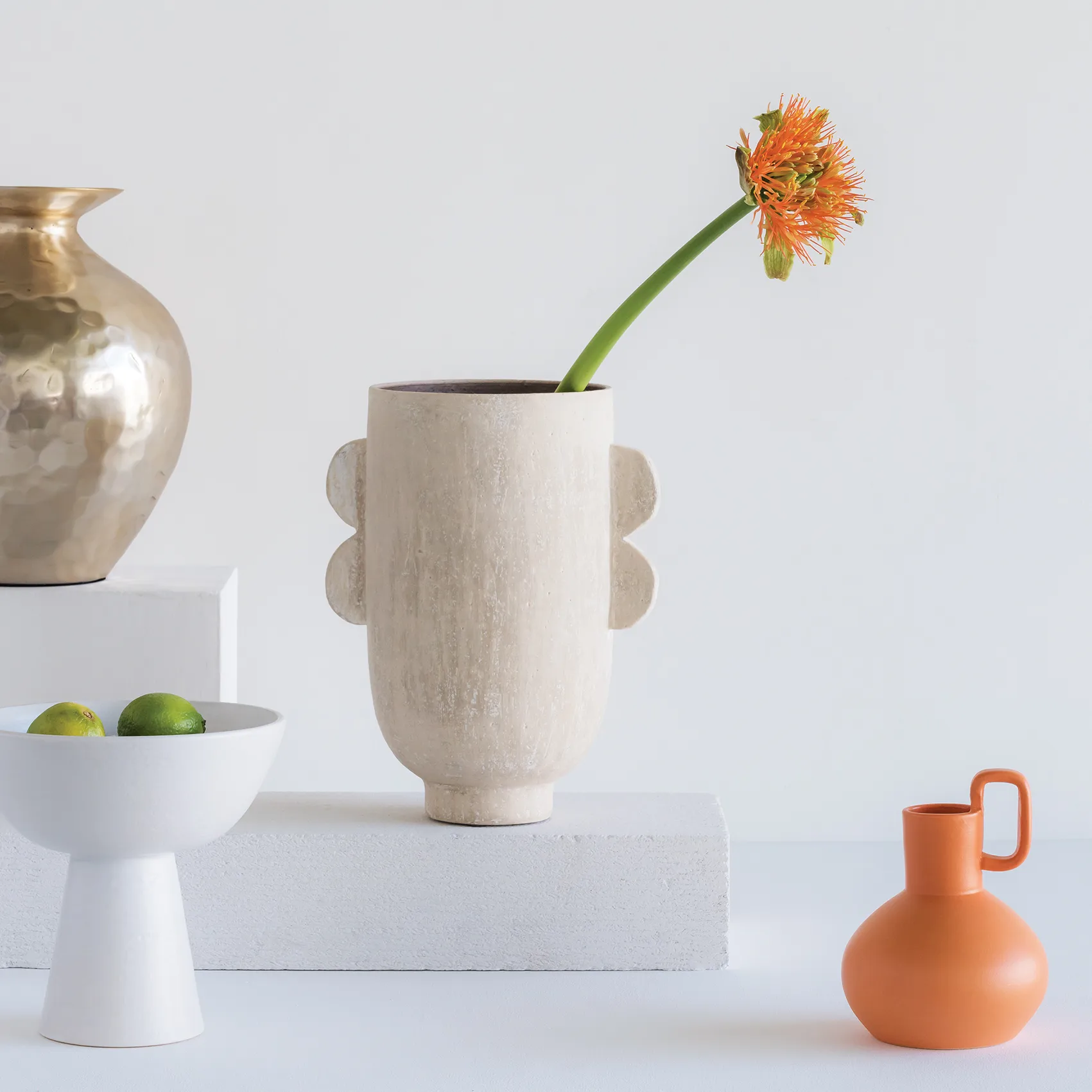 Darius vase 30 cm, beige URBAN NATURE CULTURE