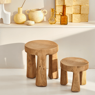 Donna stool Ø35x38 cm - Natural - URBAN NATURE CULTURE