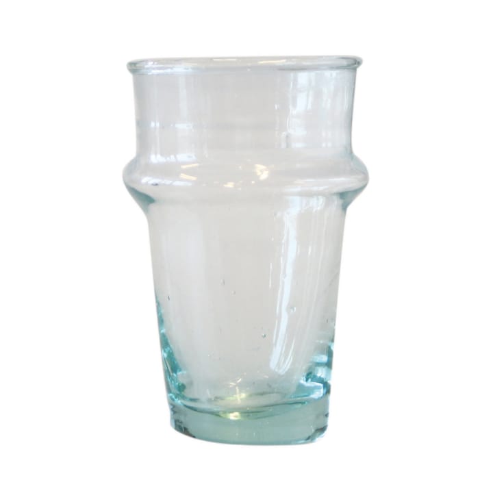 Drinking glass recycled large - Clear-green - URBAN NATURE CULTURE