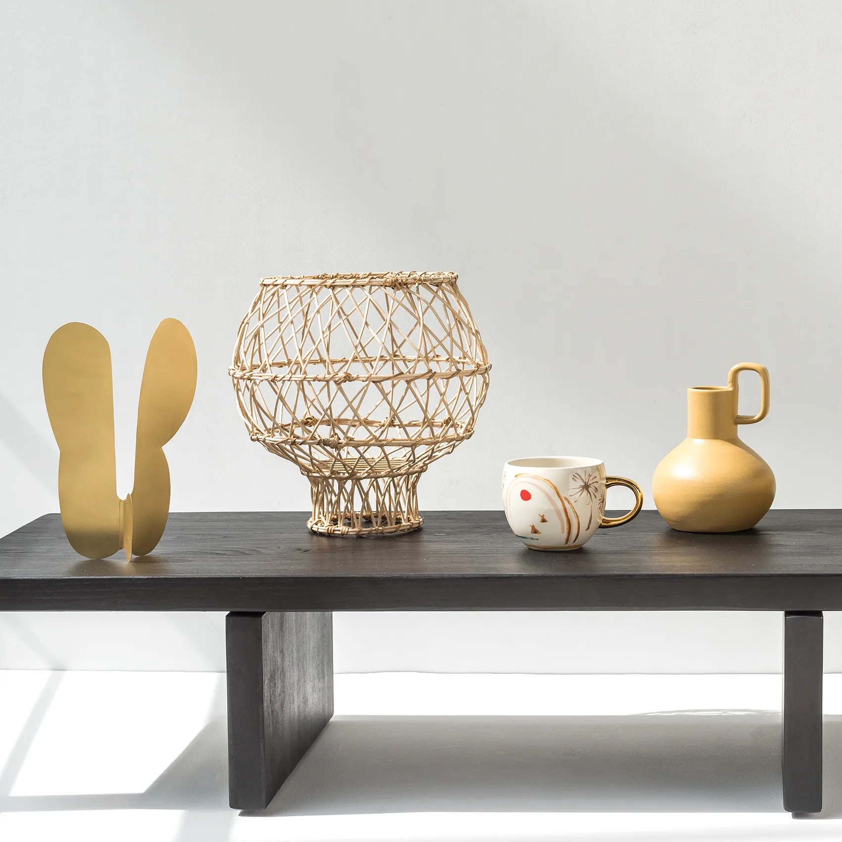 Frutas basket rattan, Ø27 cm URBAN NATURE CULTURE