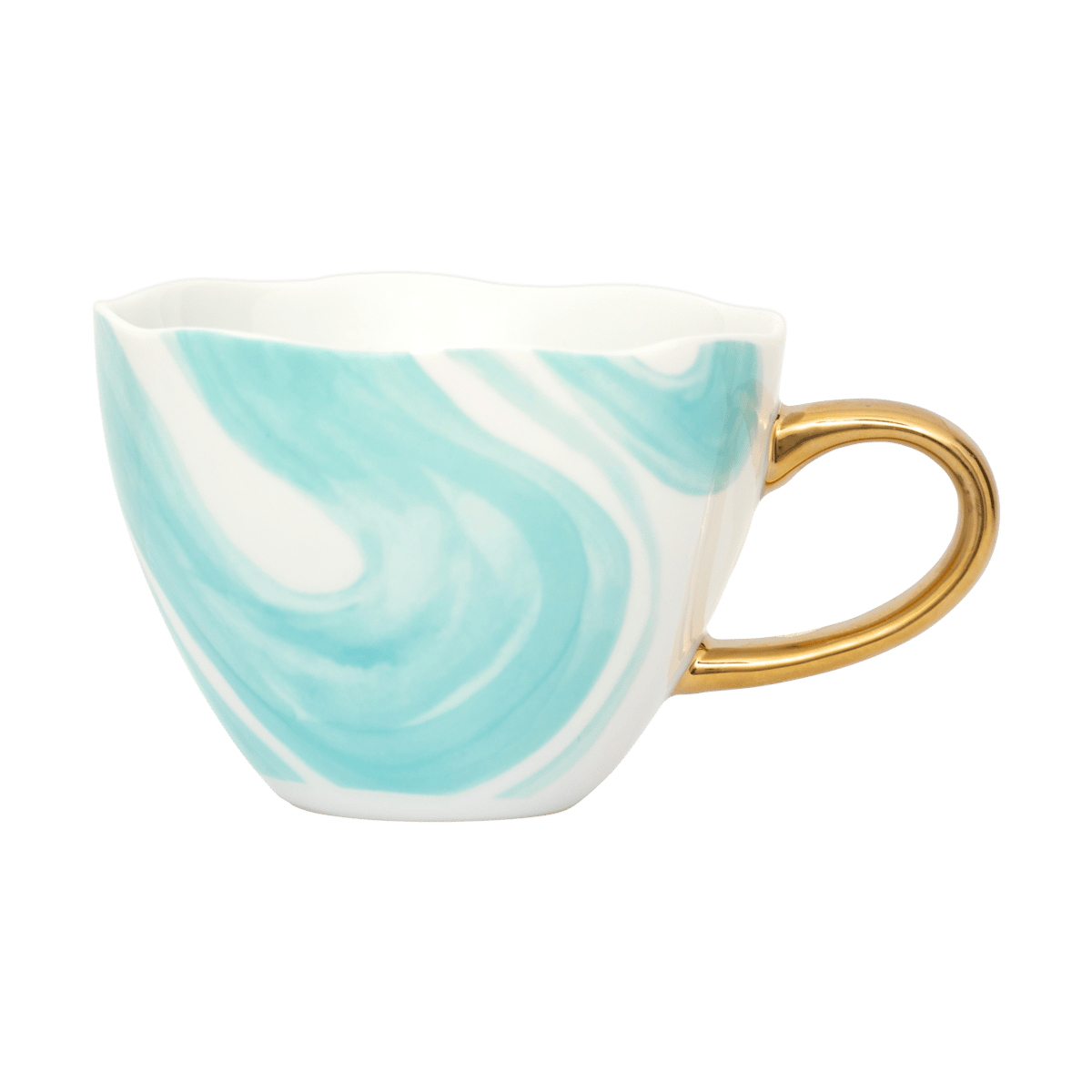 URBAN NATURE CULTURE Good Morning cappuccino mug 30 cl Valuri emerald green