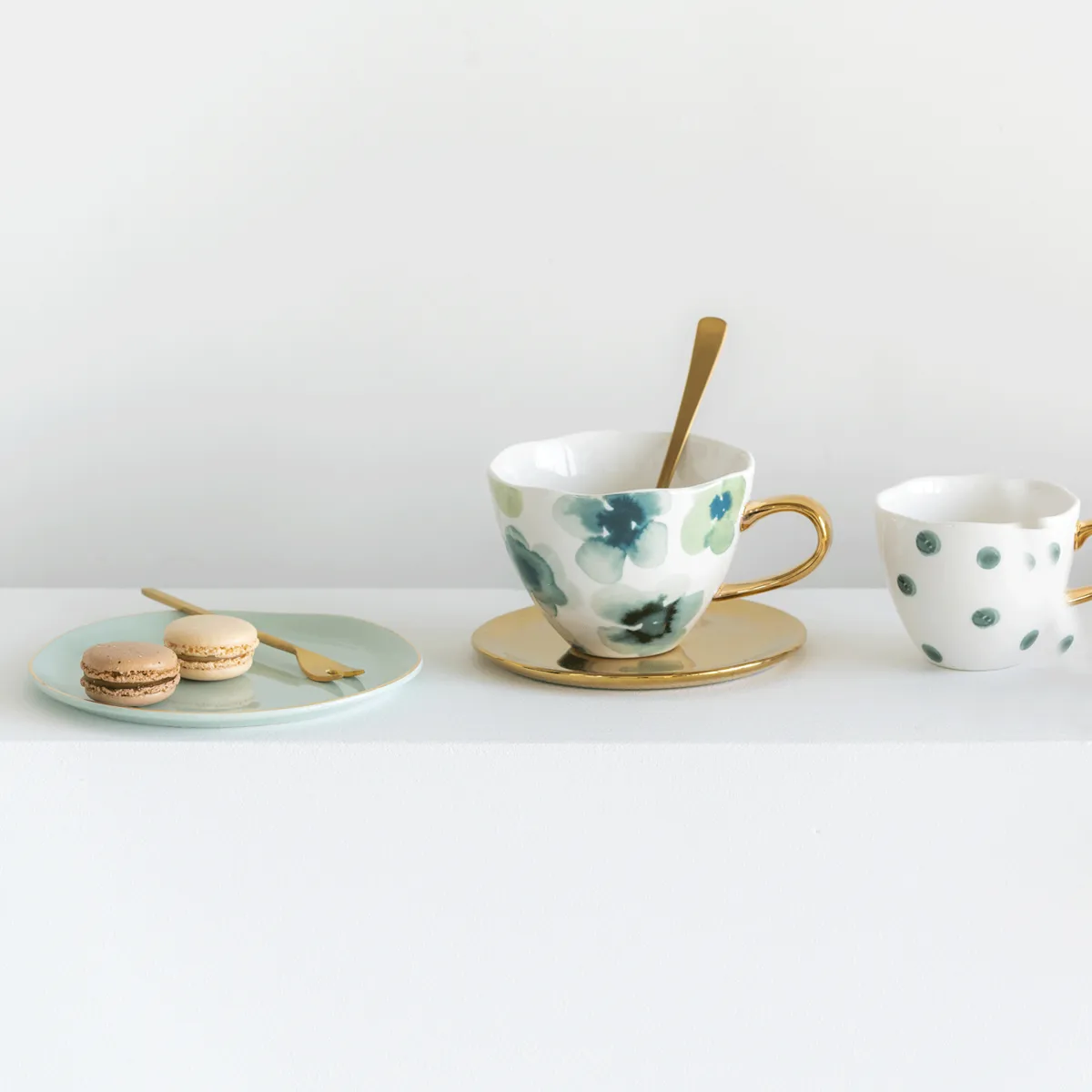 Good Morning mug cappuccino 30 cl white, Happiness URBAN NATURE CULTURE