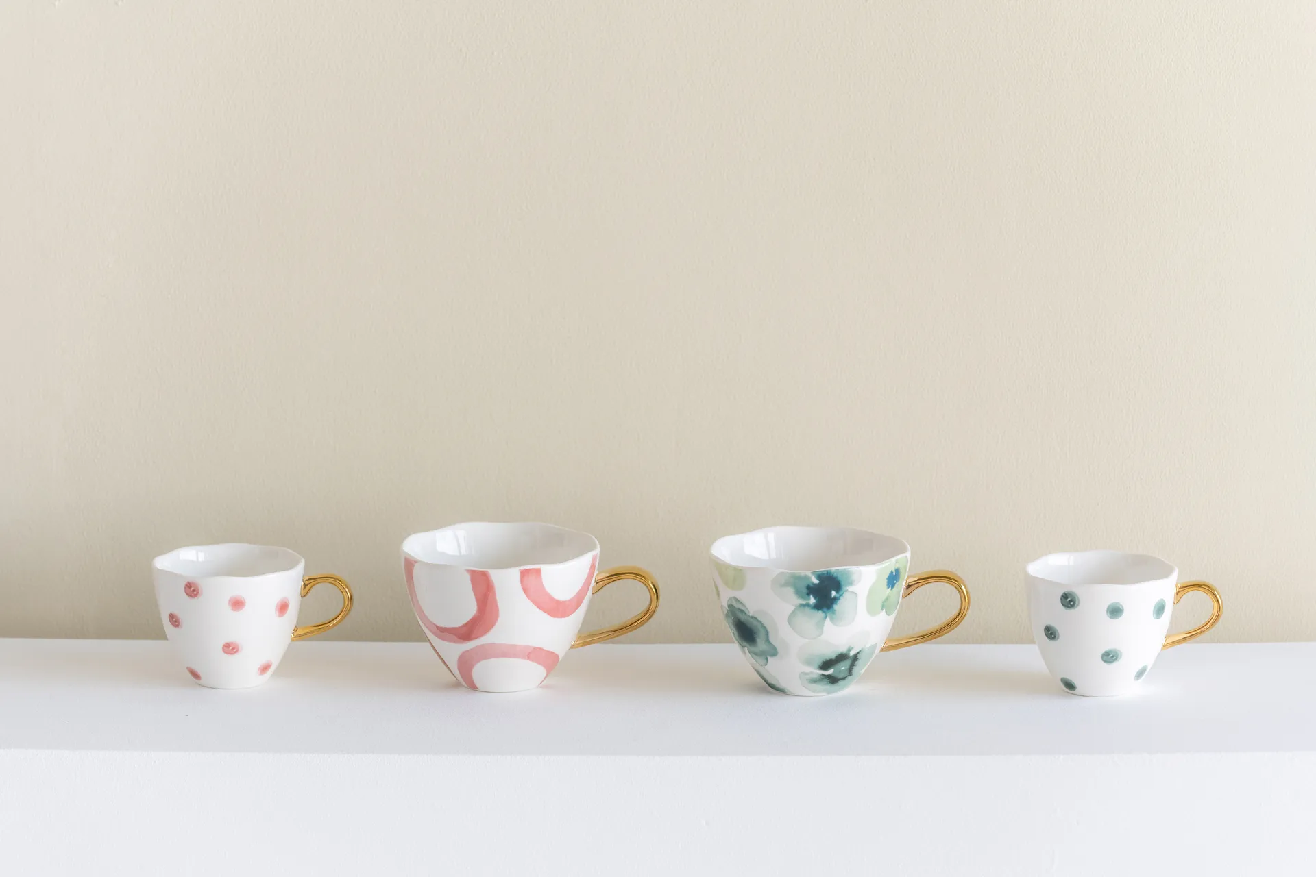 Good Morning mug cappuccino 30 cl white, Happiness URBAN NATURE CULTURE