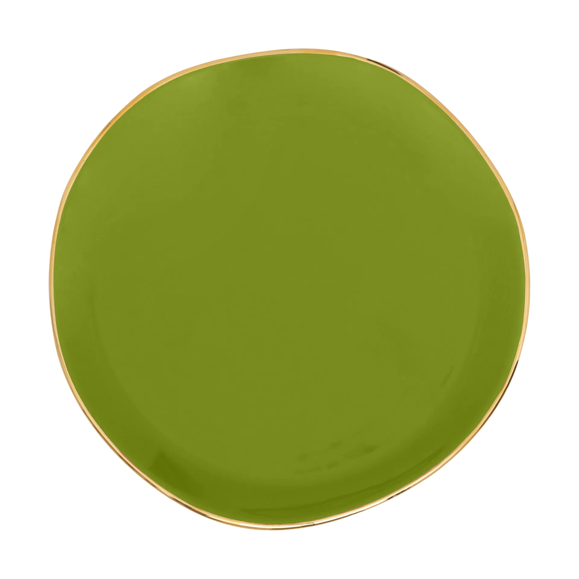 Good Morning plate 17 cm white, Evergreen sprig URBAN NATURE CULTURE