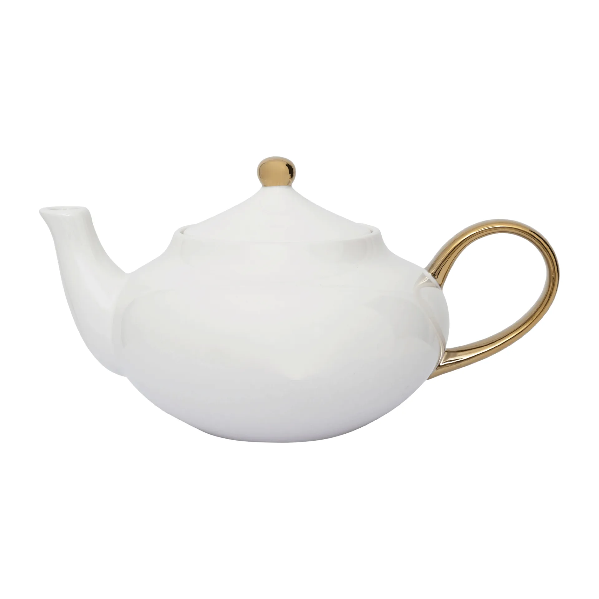 Good Morning teapot 1.25 liter, White-gold URBAN NATURE CULTURE