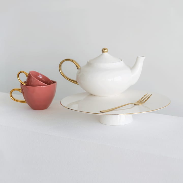Good Morning teapot 1.25 liter, White-gold URBAN NATURE CULTURE