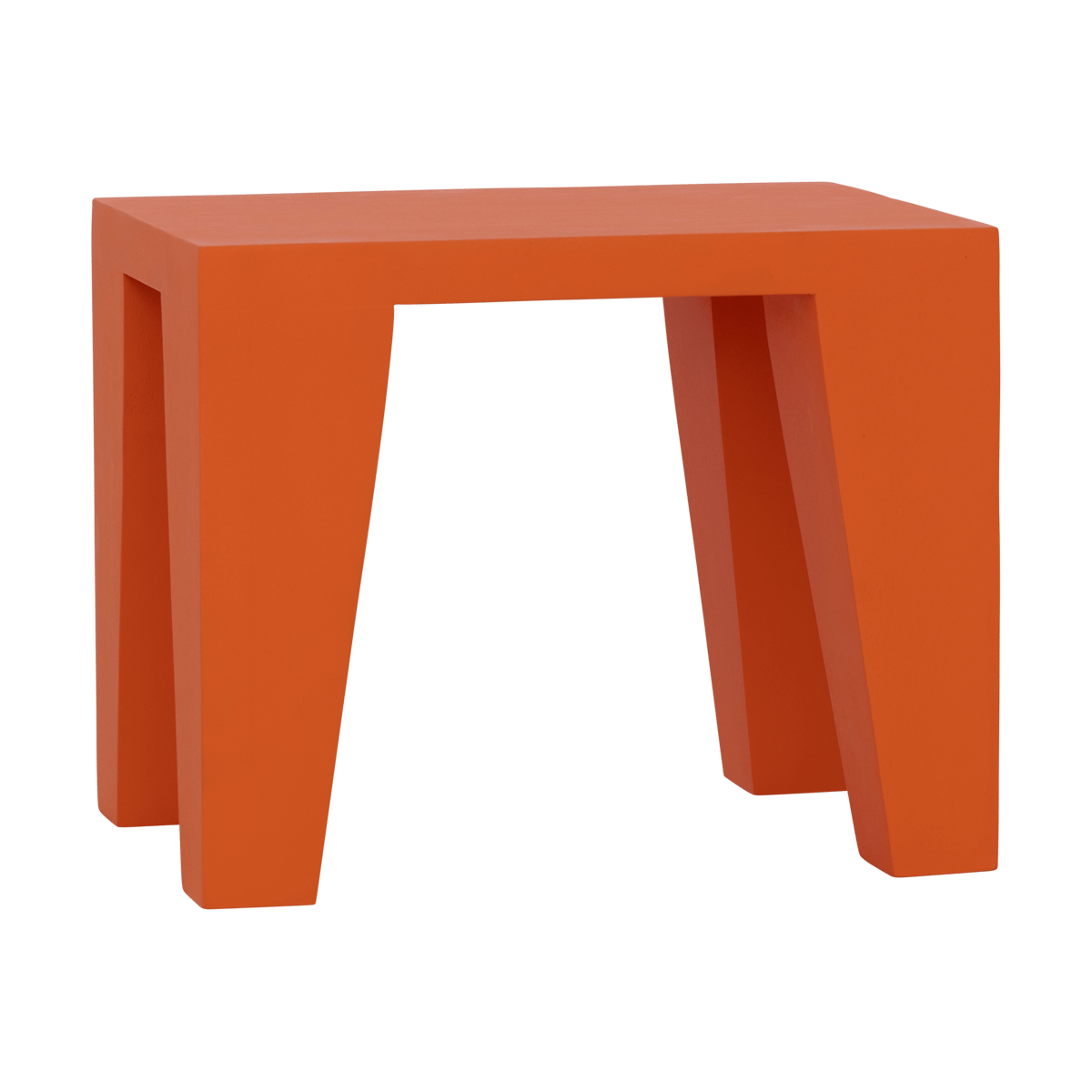 URBAN NATURE CULTURE Leon stool 28 cm Flame | Scandinavian Design | Stools | Orange