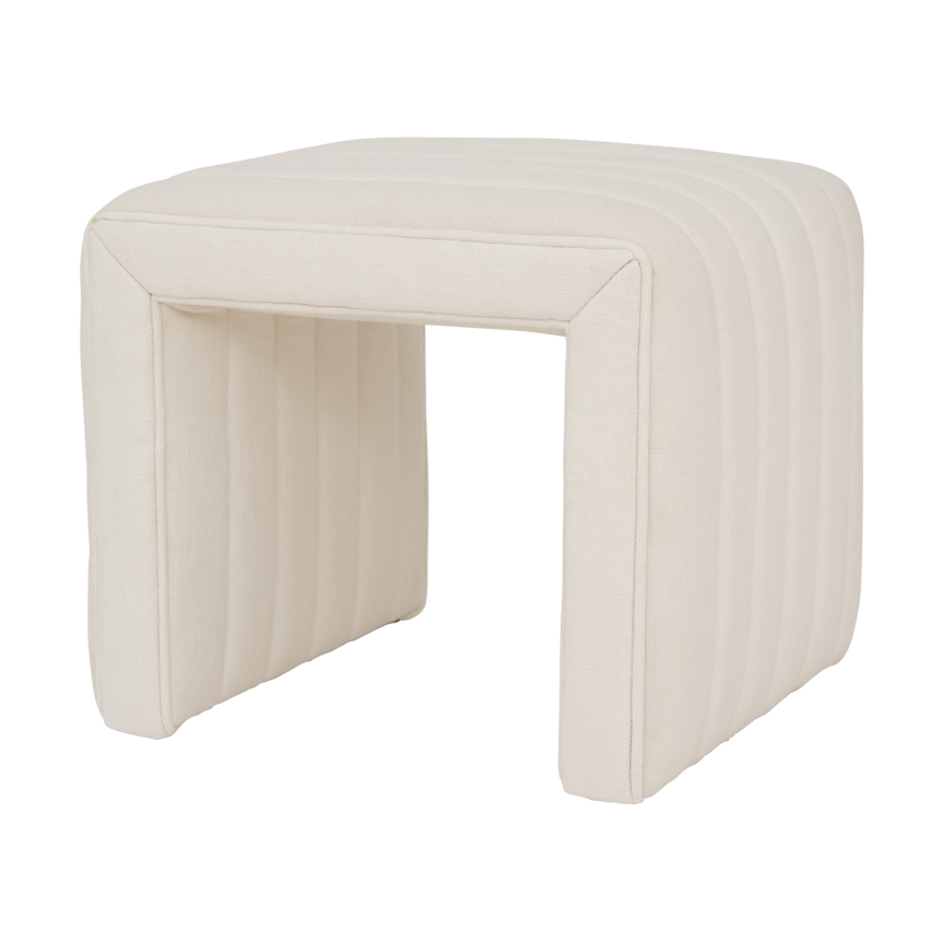URBAN NATURE CULTURE Lyne pouf 46x35x38 cm Off white