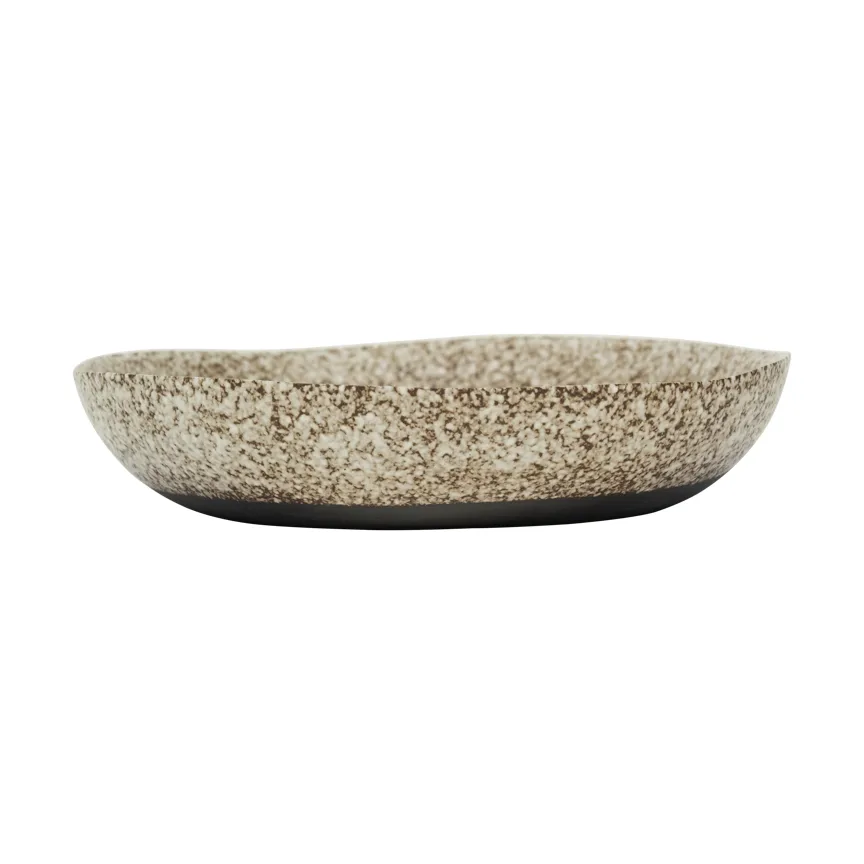 Nox bowl Ø28 cm, Brown-white URBAN NATURE CULTURE