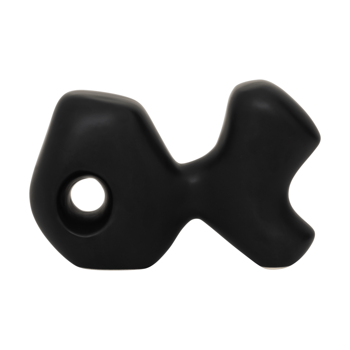 URBAN NATURE CULTURE Object Noggin fish Matte black