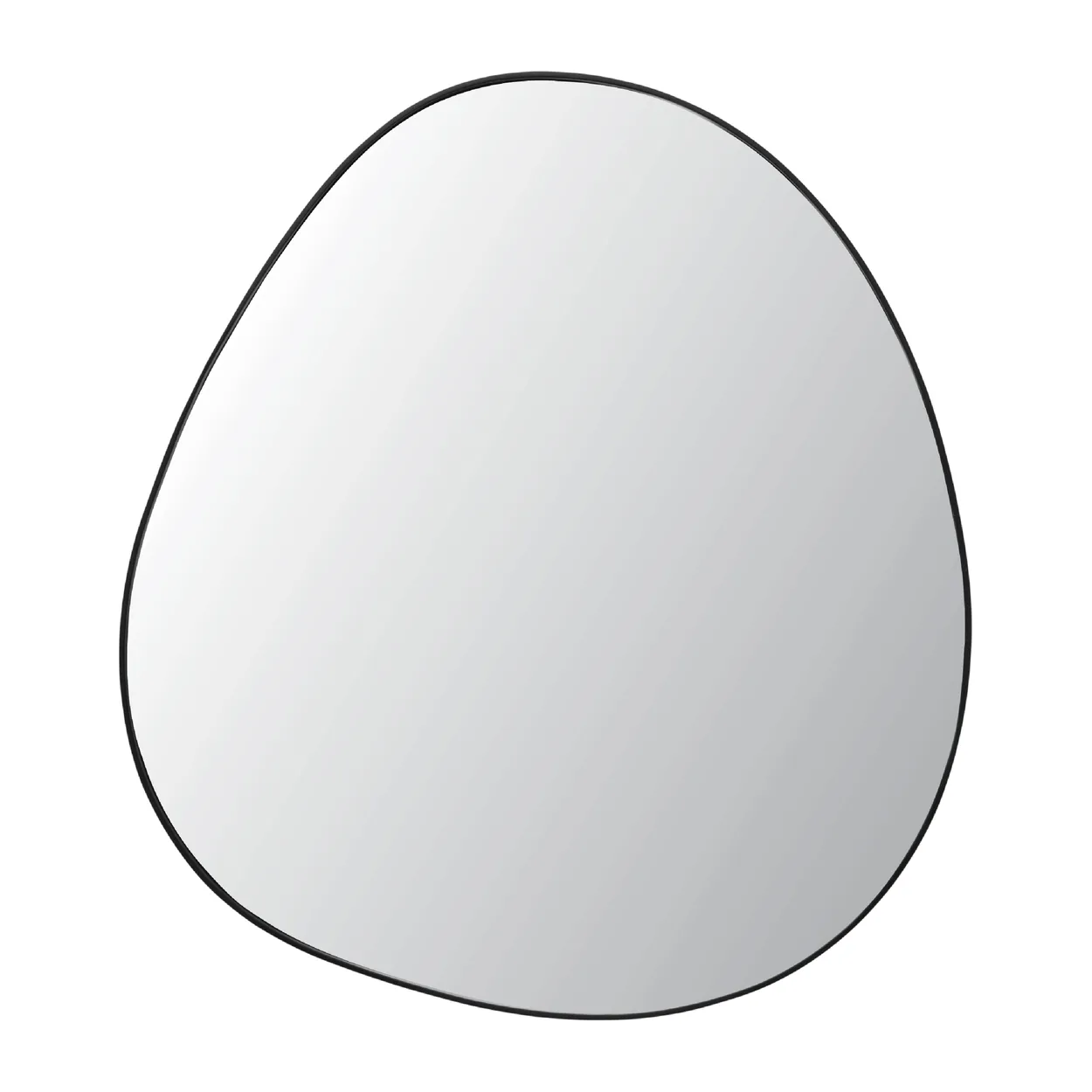 URBAN NATURE CULTURE Organic mirror 39x43 cm Black | Scandinavian Design | Wall mirrors | Black