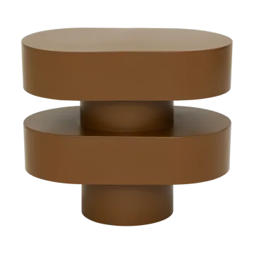 Oval side table 34 cm - Golden brown - URBAN NATURE CULTURE