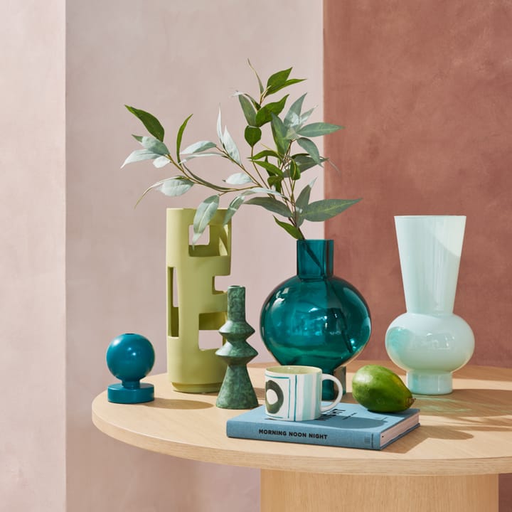 Saldo B candlestick 14 cm, Green URBAN NATURE CULTURE