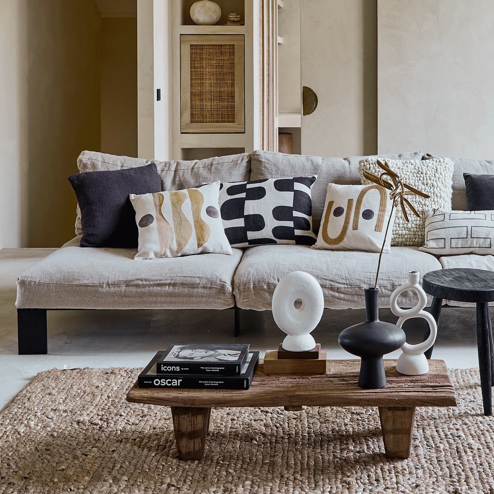 See U cushion 40x40 cm, Beige URBAN NATURE CULTURE