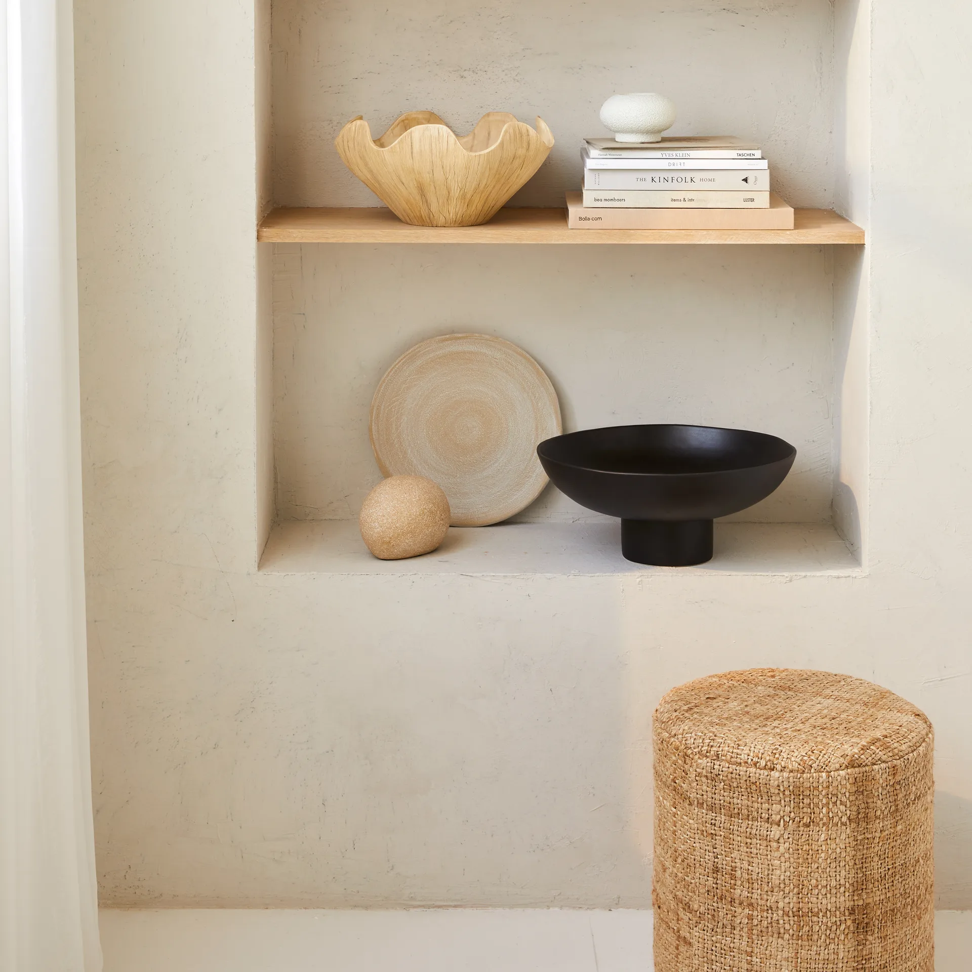 Shibui decorative saucer Ø32 cm, Fog URBAN NATURE CULTURE