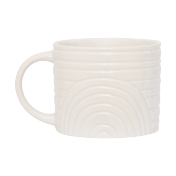 Tazza mug 50 cl - Lines white - URBAN NATURE CULTURE